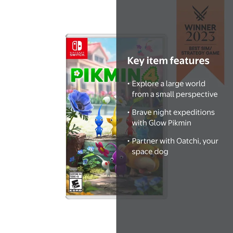 Nintendo, Pikmin 4 for Nintendo Switch with Customizable Explorer