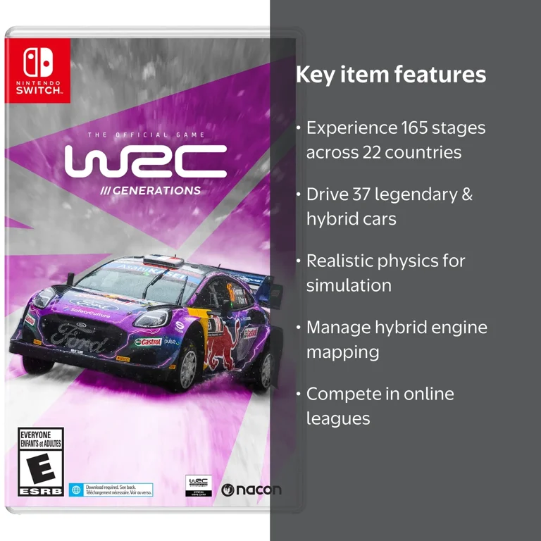 MaximumGames WRC Generations for Nintendo Switch, 2022 Rally