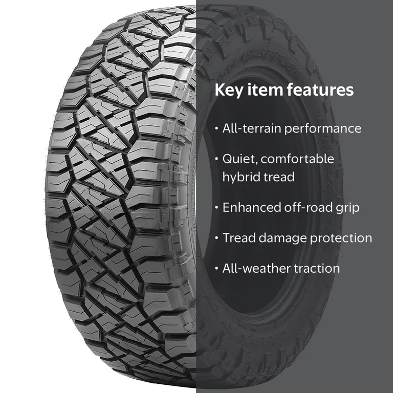 タイヤ　Nitto Ridge Grappler ホイールDeen 5本セット Nitto Ridge Grappler 295/75-16 All-Season Light Truck Tire