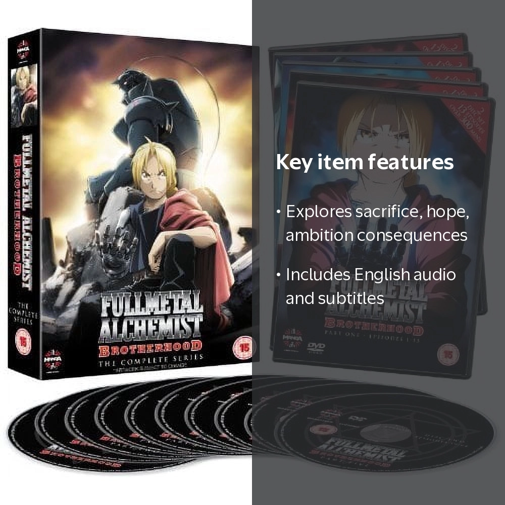Fullmetal Alchemist Brotherhood Series (Episodes 1-64) DVD - Elric