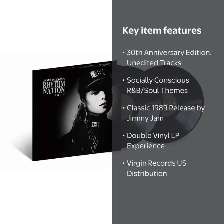 Virgin Records Us, Janet Jackson - Rhythm Nation 1814, Double