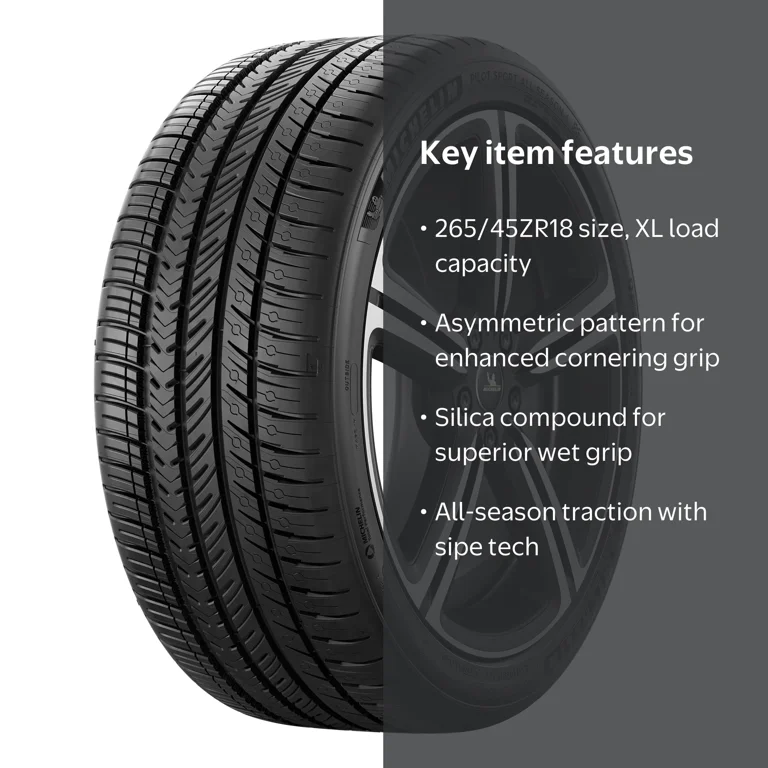 ピレリ タイヤ 265/45 ZR18 1本　23年度 Michelin, Passenger Tire, 265/45ZR18 104Y XL, All Season - Walmart.com