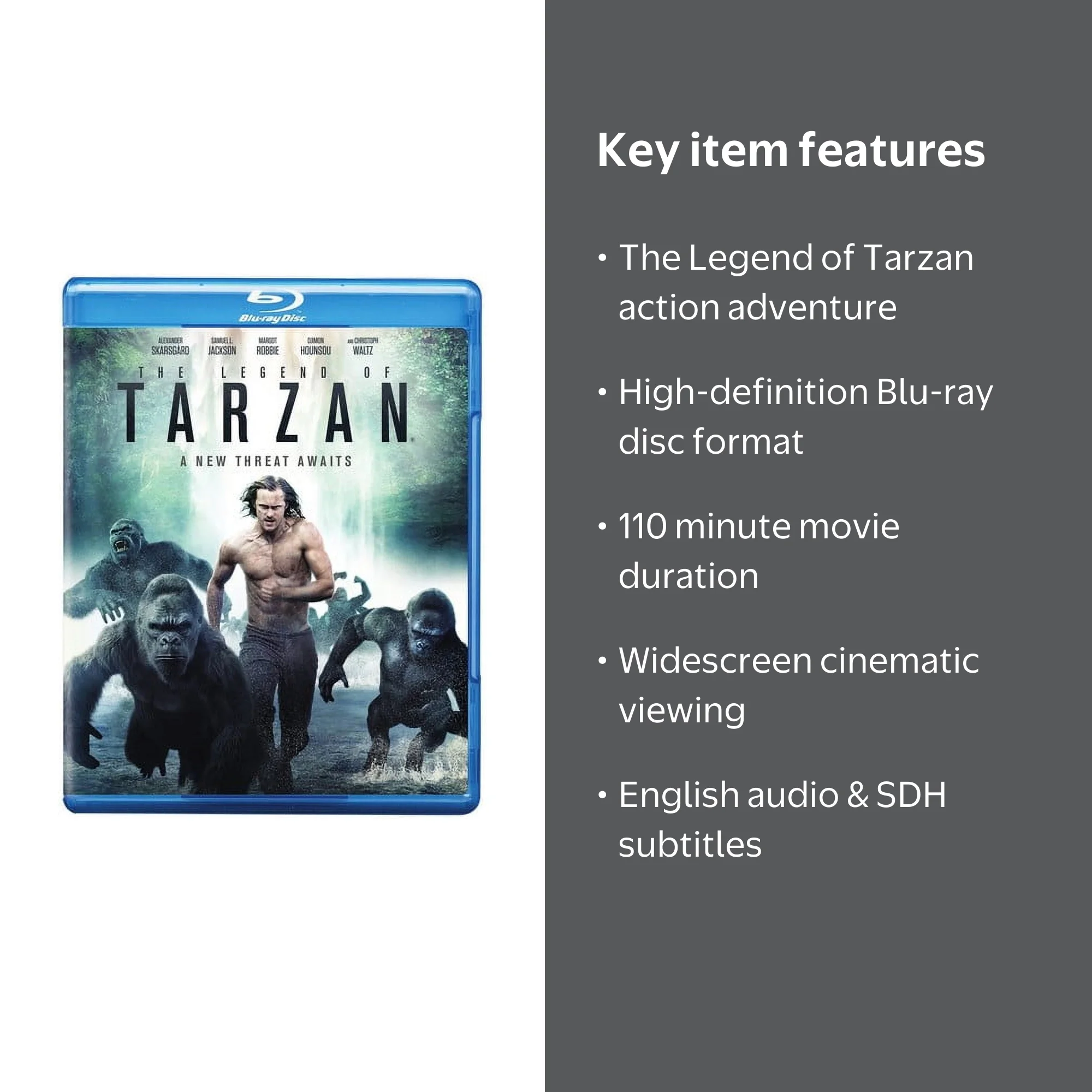 Warner Home Video: The Legend of Tarzan - Action & Adventure (Blu