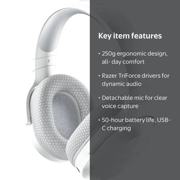 Razer, Wireless Gaming Headset, Barracuda X, 2.4GHz Bluetooth