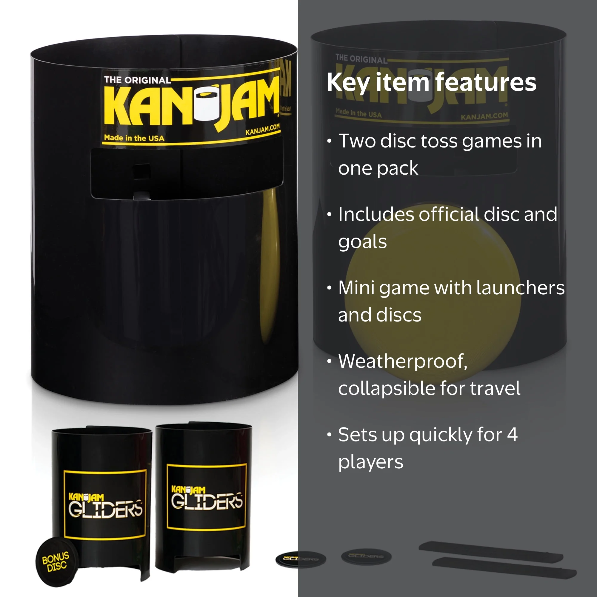Kan Jam Original Disc Toss Game 2-in-1 Value Pack - Walmart.com