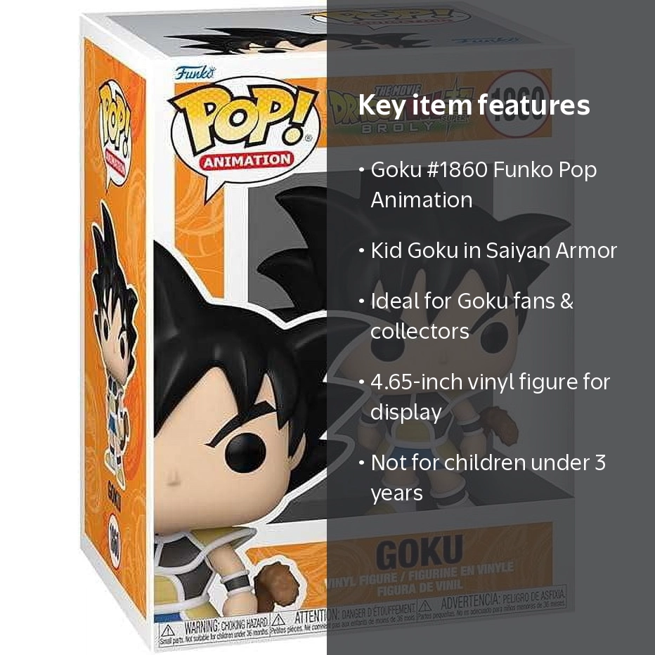 Funko Pop Animation 1860 Dragon Ball Super Goku Vinyl Figure