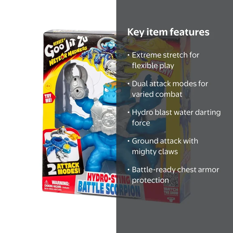 Heroes of Goo Jit Zu Meteor Madness Hydro-Sting Battle Scorpion