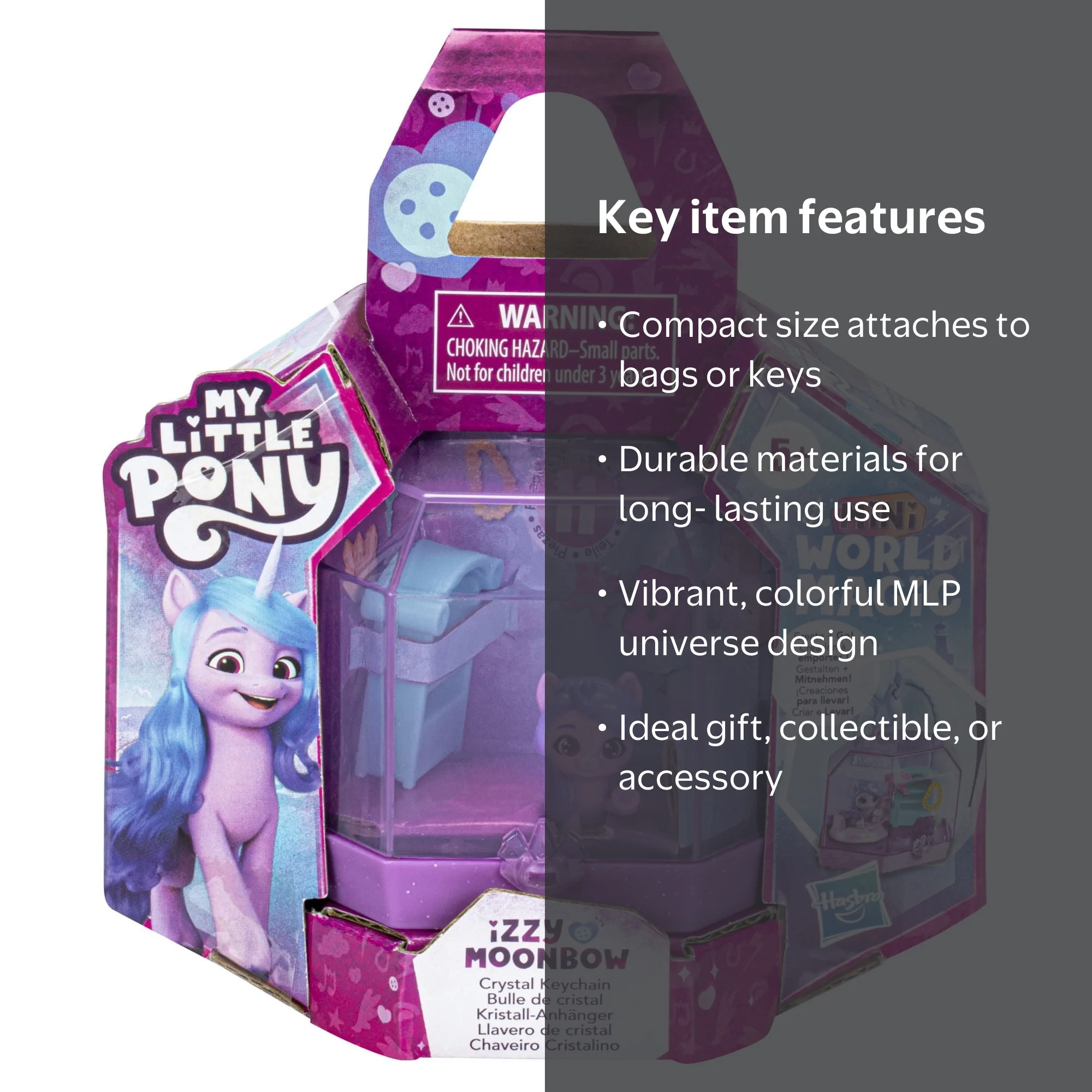 My Little Pony キーホルダー 3体セット My Little Pony Mini World Magic Crystal Keychain Doll Playset