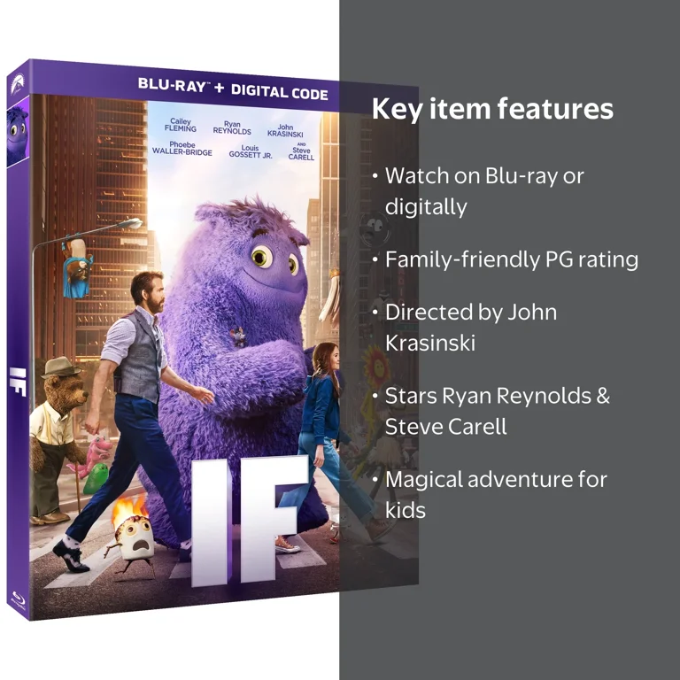 IF (Imaginary Friends) (Blu-ray + Digital) - Walmart.com