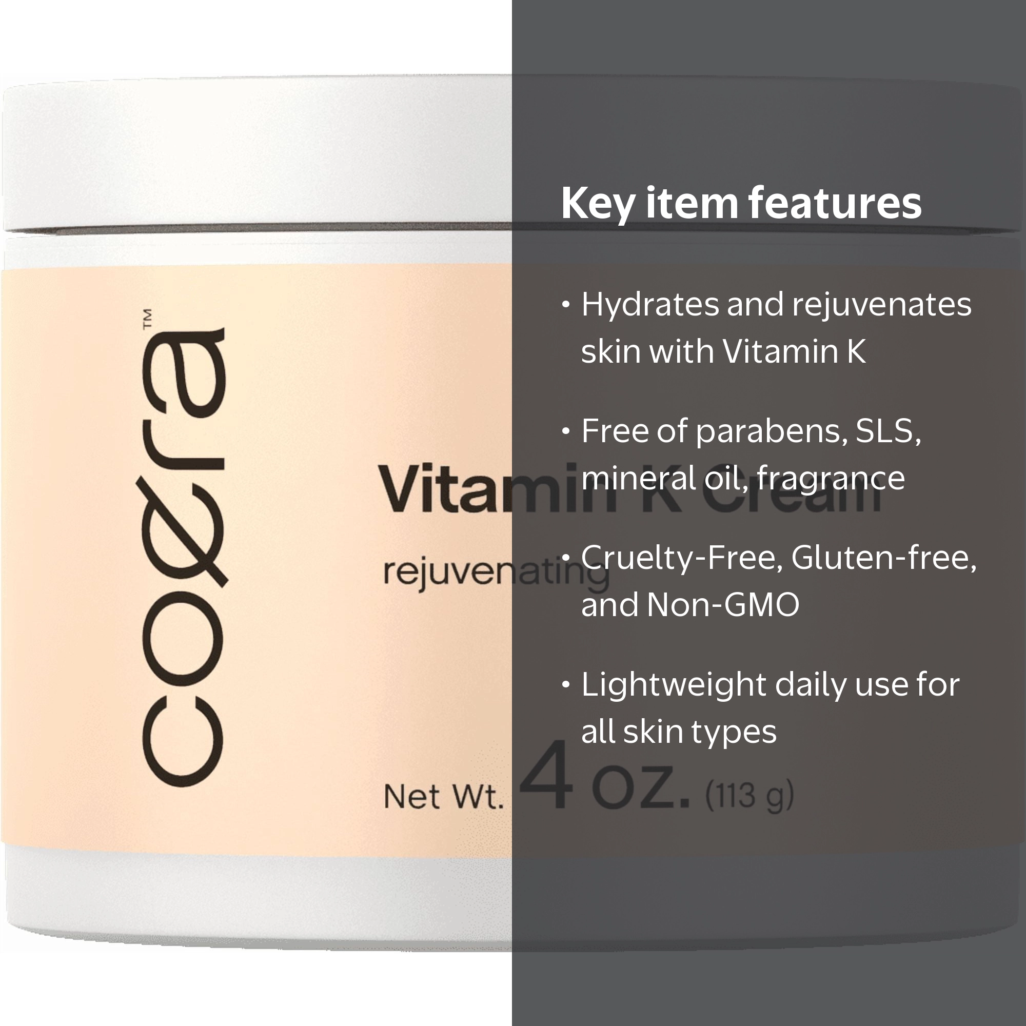 Horbaach, Vitamin K Cream, Paraben and SLS Free, 4 oz - Walmart.com
