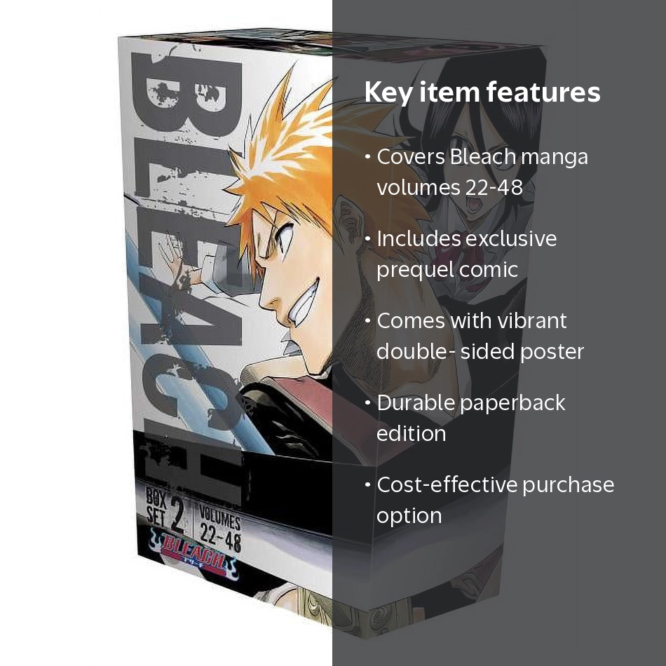 Tite Kubo, Bleach Box Set 2, Volumes 22-48, Includes Mini-Comic