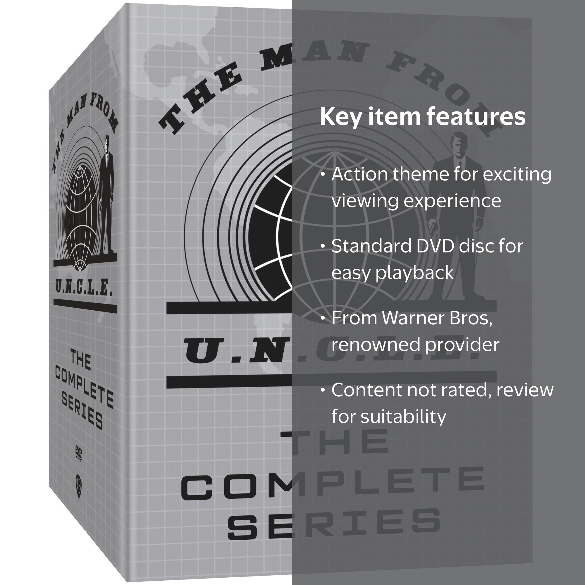 The Man From U.N.C.L.E.: The Complete Series (DVD) - Action