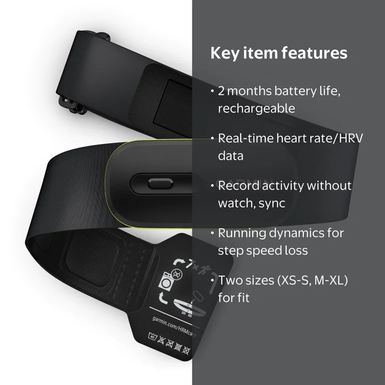 Garmin HRM 600 Premium Heart Rate Monitor, Accurate Heart Rate and