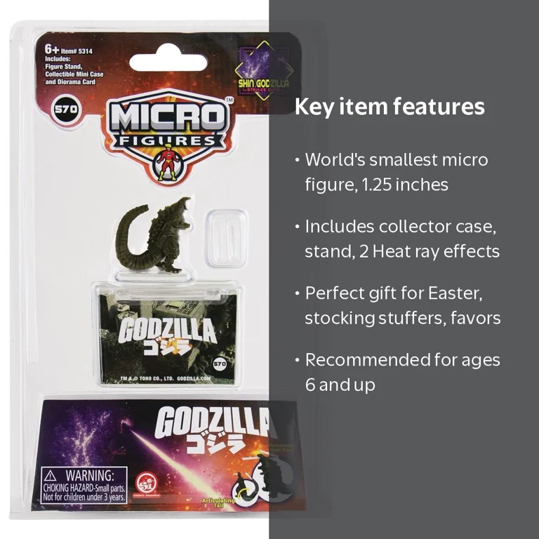Super Impulse, World's Smallest Micro Figure, Godzilla 1.25