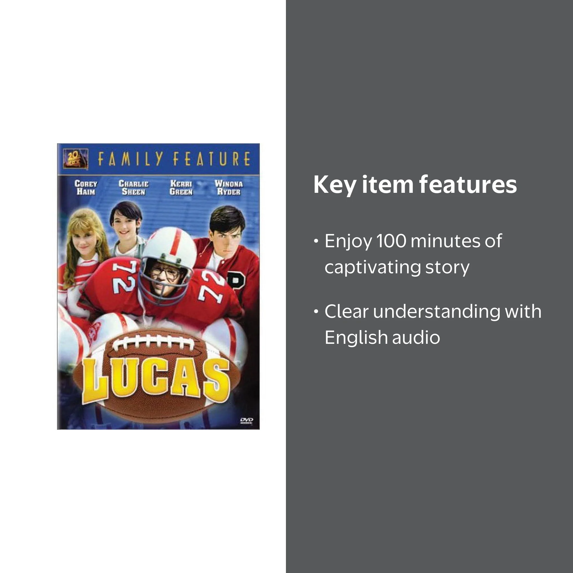 Lucas DVD directed by David Seltzer, Teen Drama Film - Walmart.com
