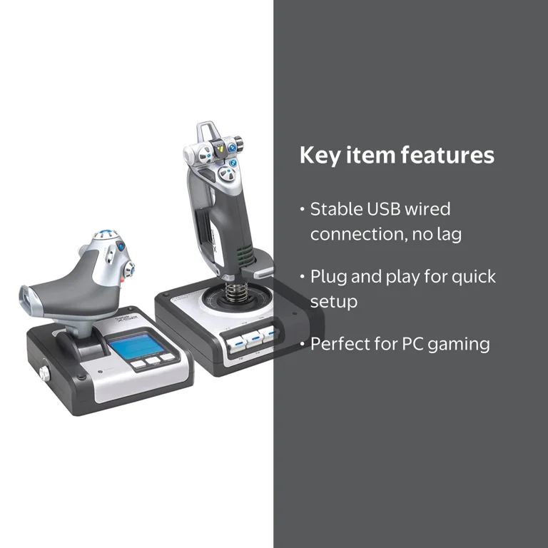 Logitech Saitex X52 Gaming Flight Control System - Walmart.com
