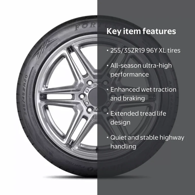 Fortune Viento FSR702 Ultra-High Performance 255/35ZR19 96Y XL All
