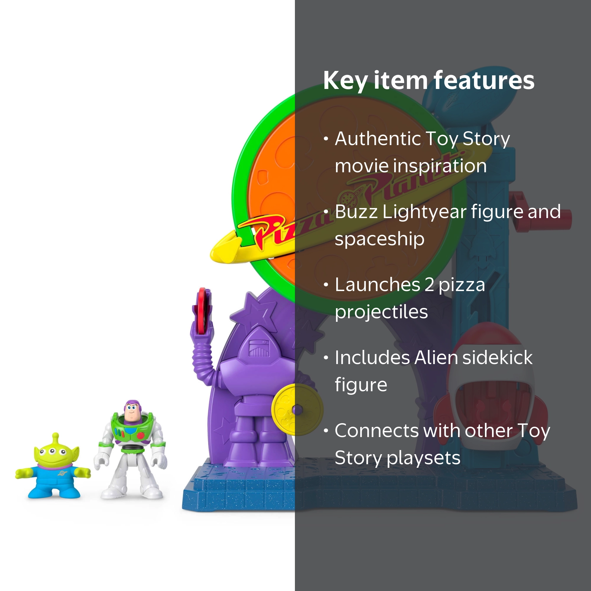 Disney and Pixar Toy Story Pizza Planet Playset With Action Figure