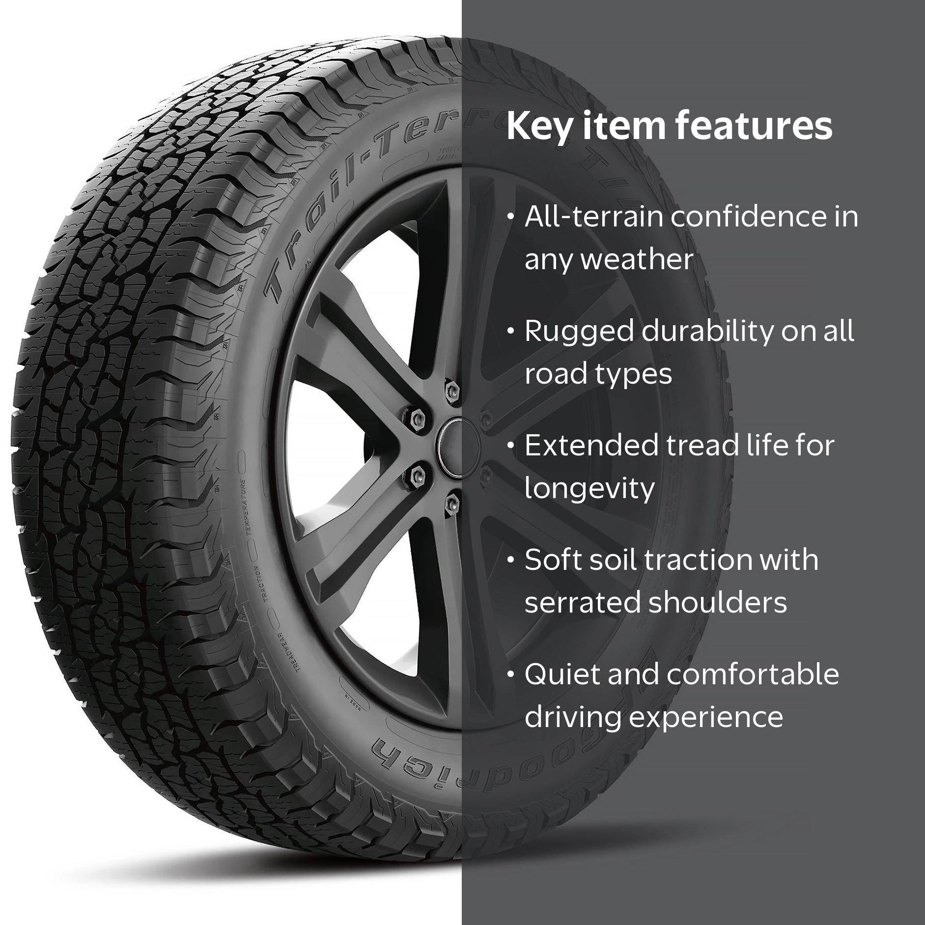 BFGoodrich All-Season Trail-Terrain T/A Tire, 265/70R17 115S