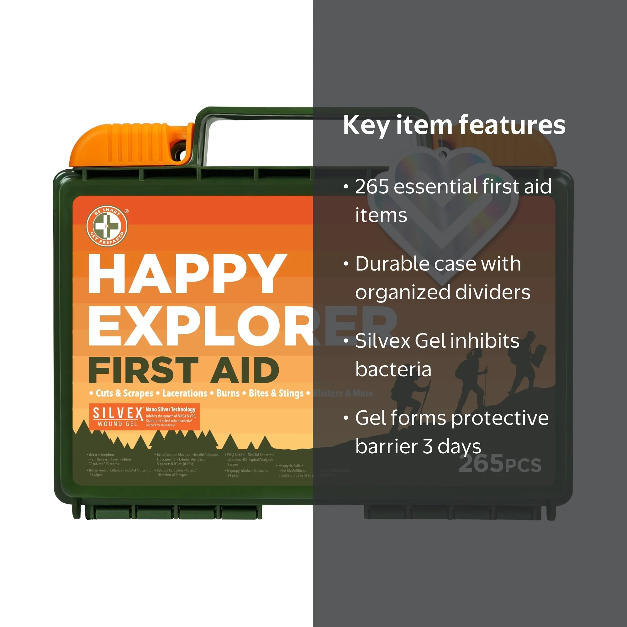 Be Smart Get Prepared Outdoor First Aid - Happy Explorer, 265