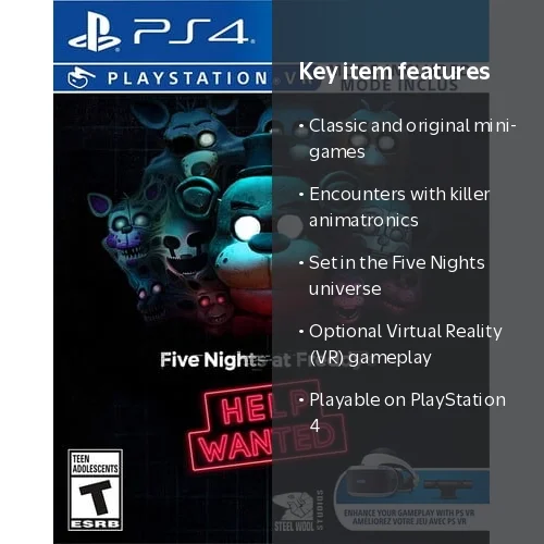 Five Nights at Freddy's, Game Collection, Help Wanted, PlayStation