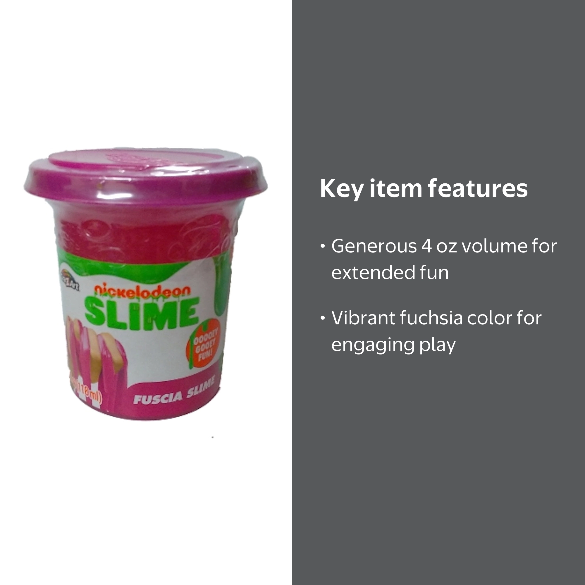 Cra-Z-Art Nickelodeon Slime, 4 Ounce, Fuchsia - Walmart.com