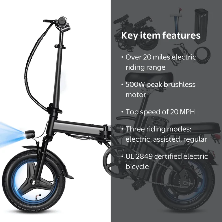 BroPath Electric Bike for Adults, Ebike, Electric Bicycle with 48V