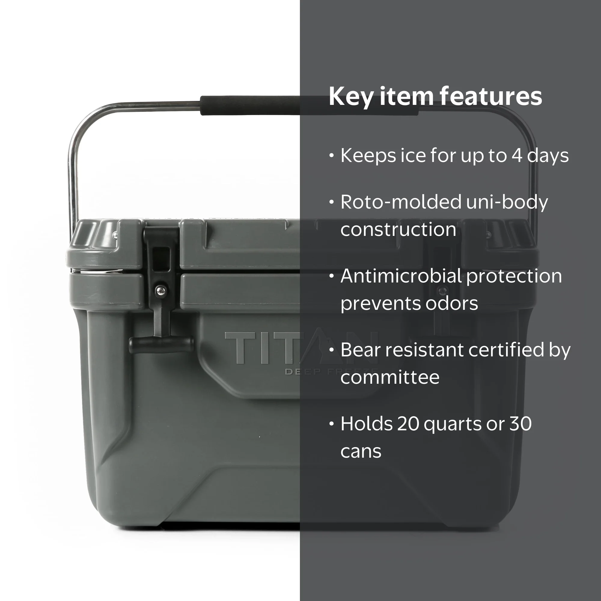 Arctic Zone™ Titan - 20 Quart/30 Can High Performance Hard Shell