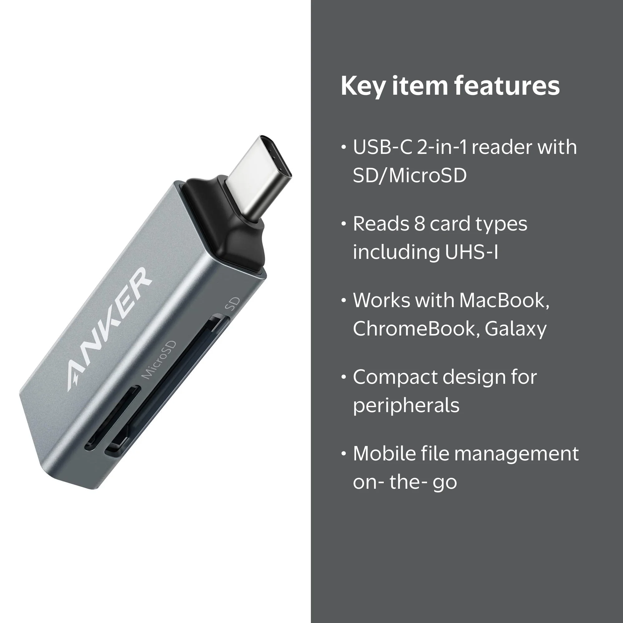 mtg sd card reader AboveTEK High-Speed Reader, 2-in-1 SD/Micro SD Card Holder & Reader, USB 3.1 Type-C UHS-II SD Cards Storage Case for Camera Memory Cards, Compatible with iPhone, Drones, Action Cameras, Tablet The Perfect Fit This card reader has been made ultra Onn+ SD microSD Card Reader,