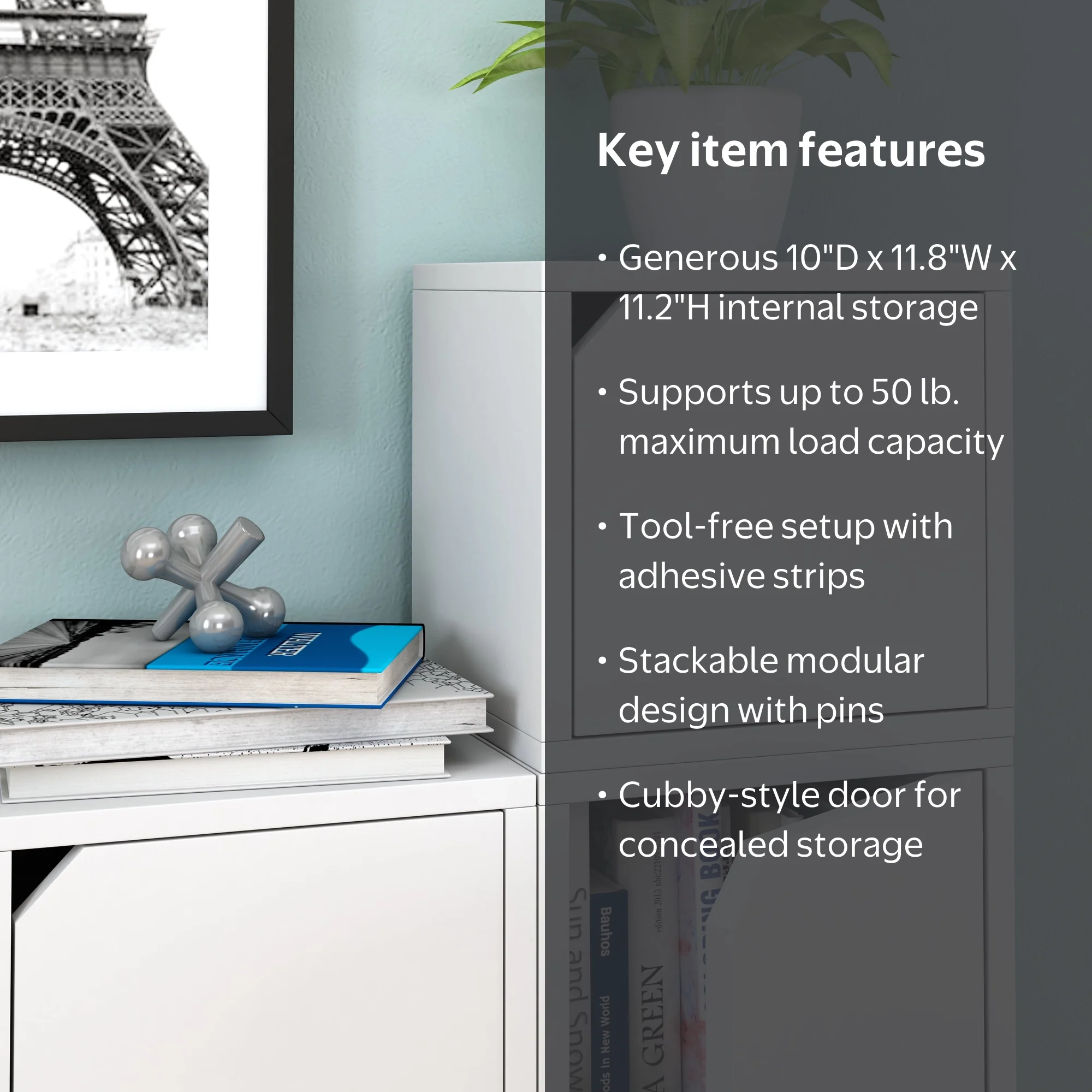 Way Basics Interlocking Cubic Single Eco Stackable Connect Cube