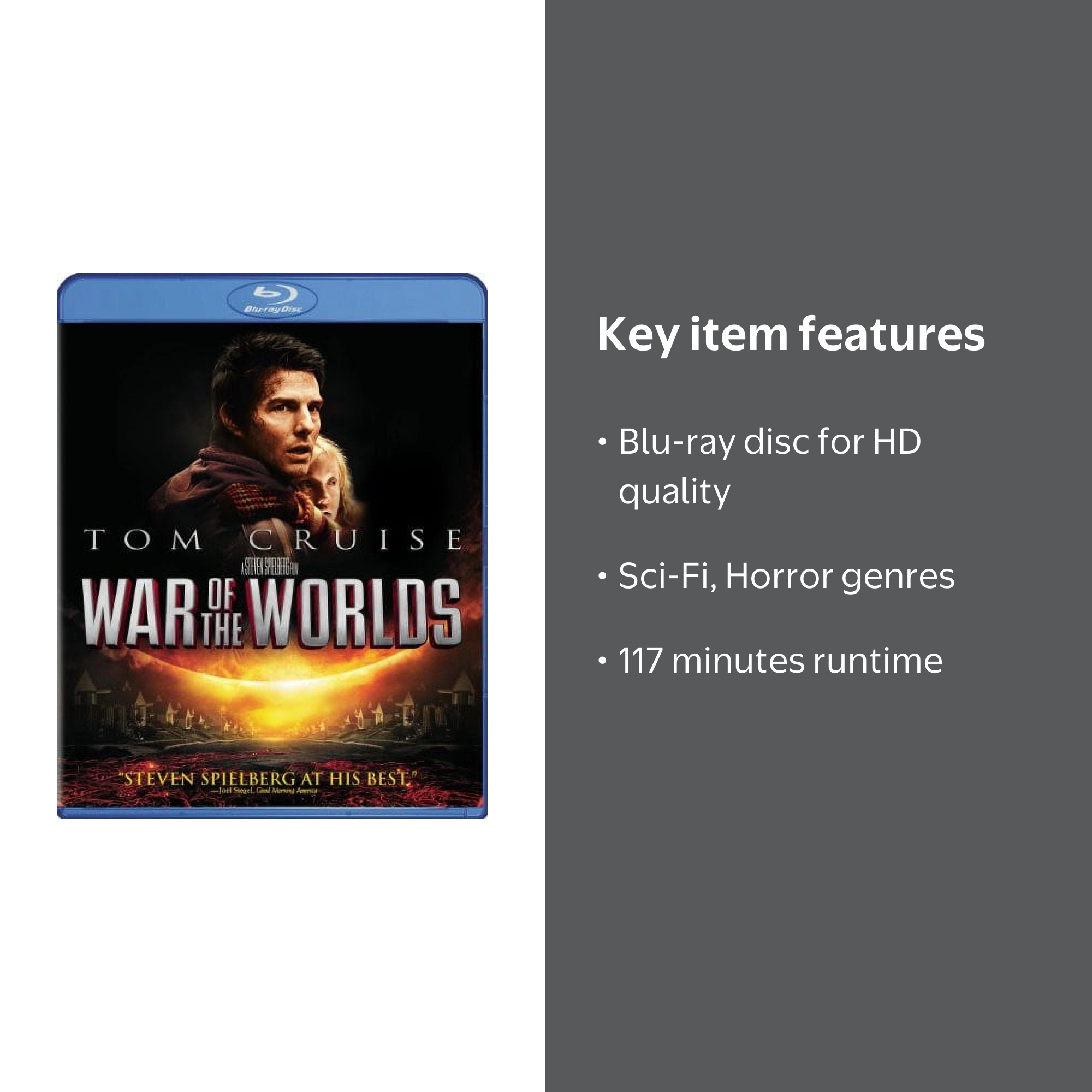 Paramount War Of The Worlds (2005) [Blu-ray] Sci-Fi Horror 117 Min