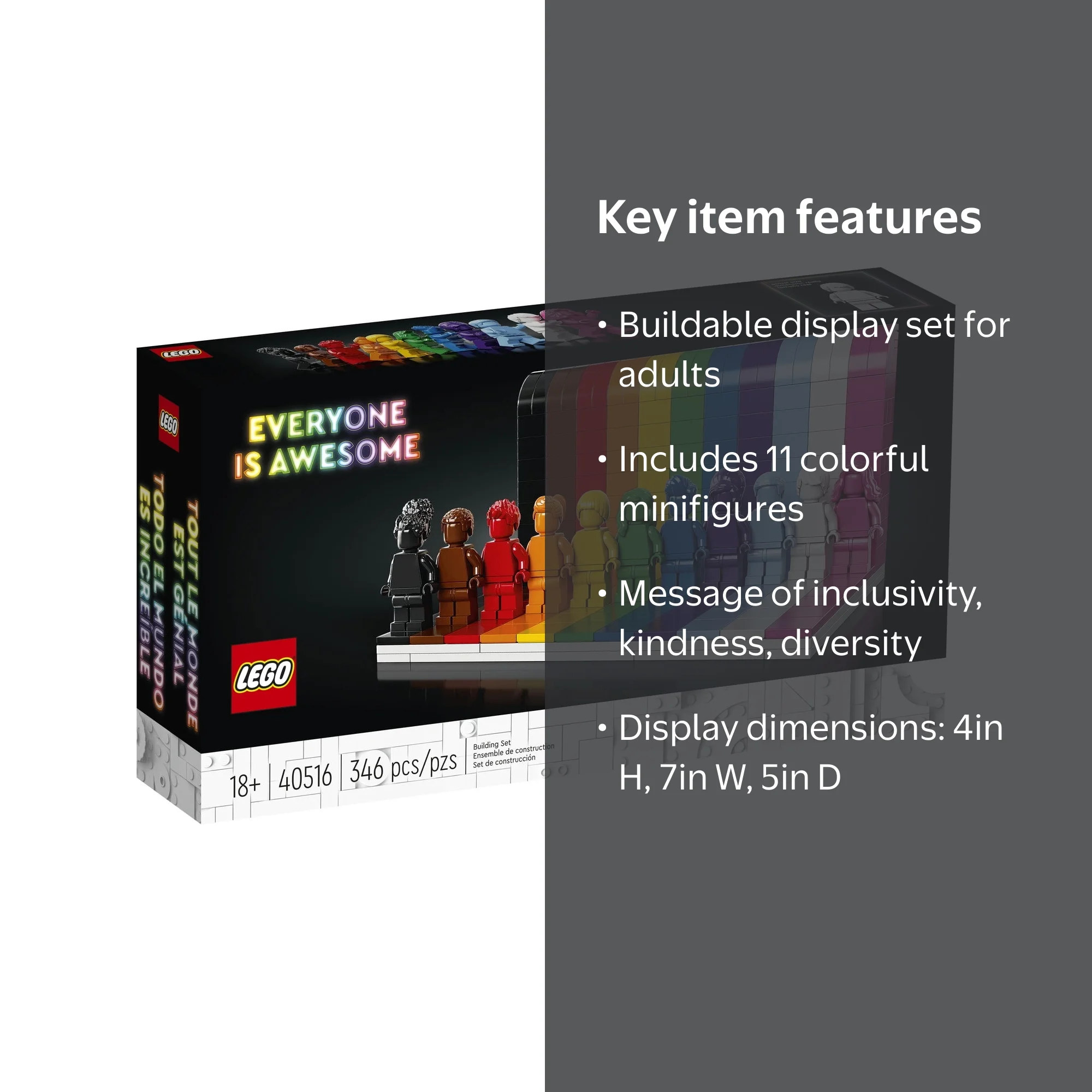 LEGO Everyone is Awesome 40516 Building Set - Walmart.com