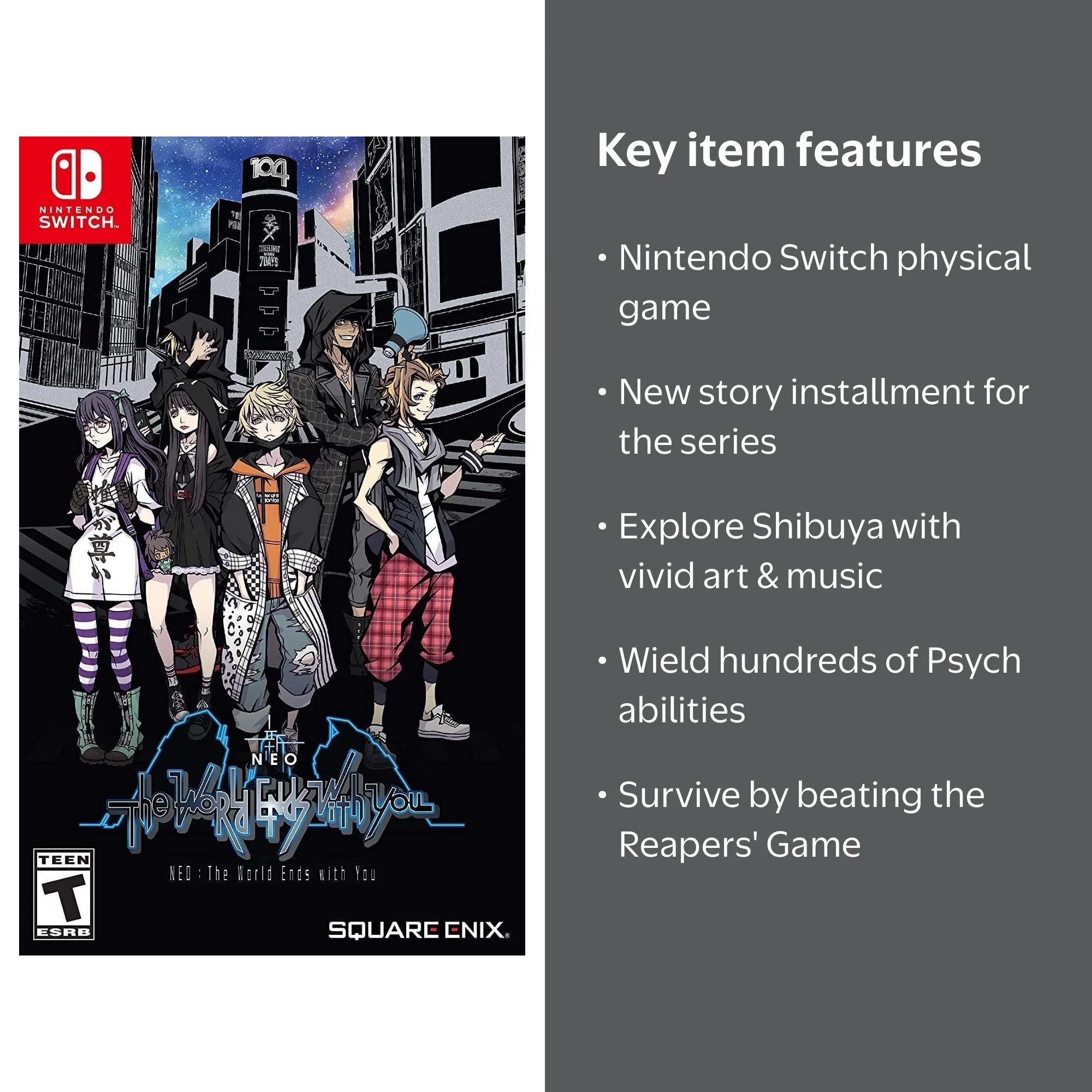 Square Enix Neo: The World Ends With You, Nintendo Switch