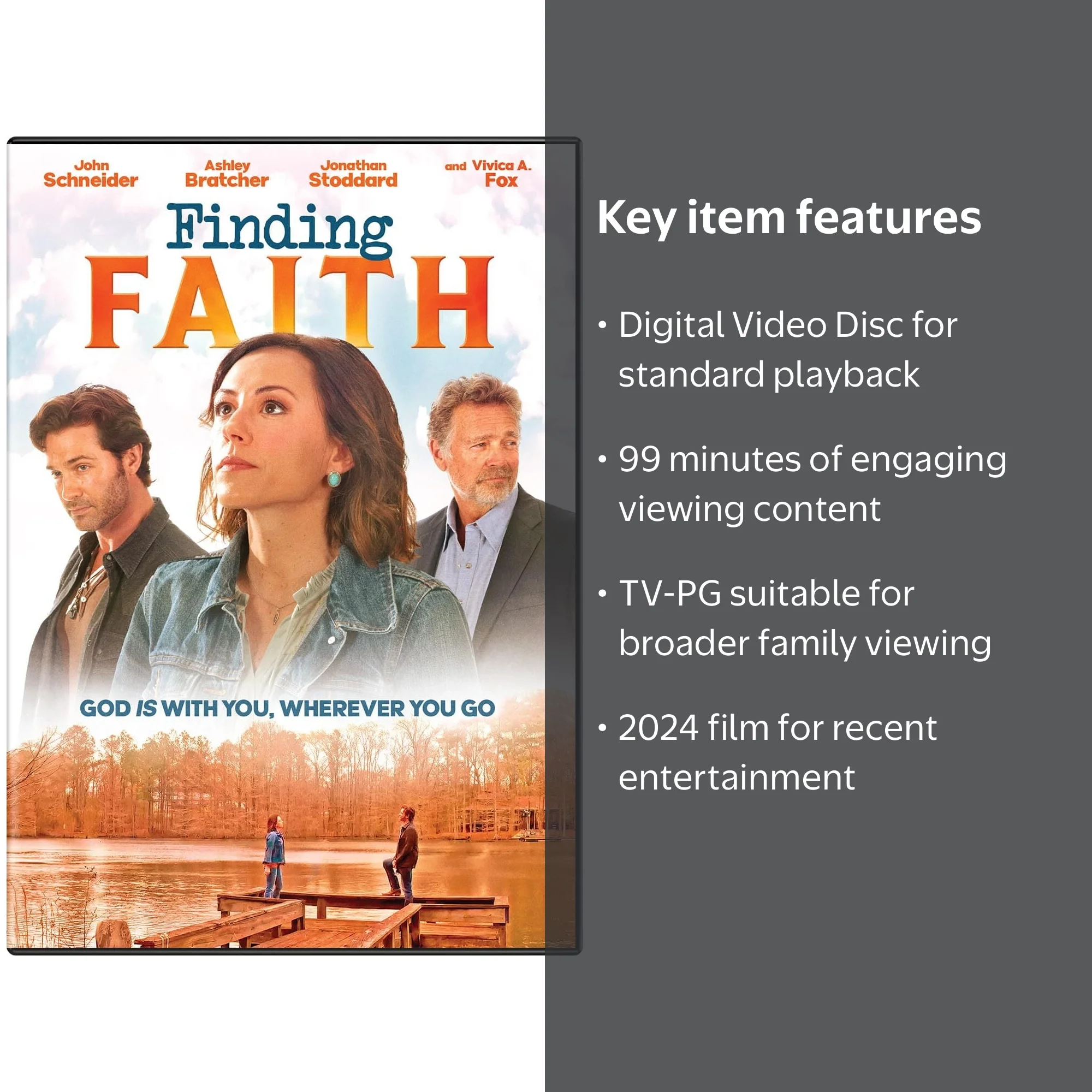 Mill Creek, Finding Faith DVD, 2024, Religious Movie, Christian