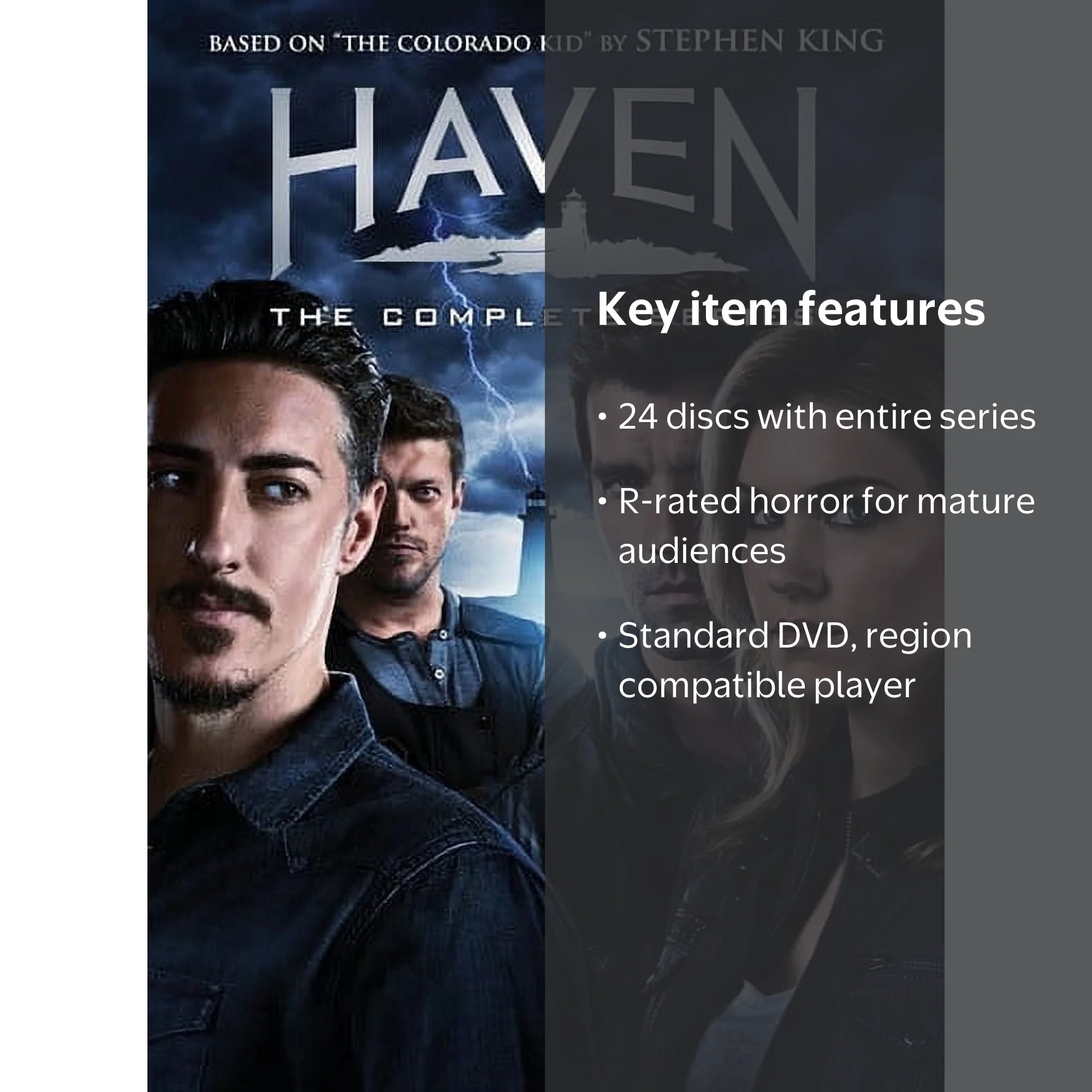 Haven: The Complete TV Series Box Set, Seasons 1-5 (DVD), Momentum