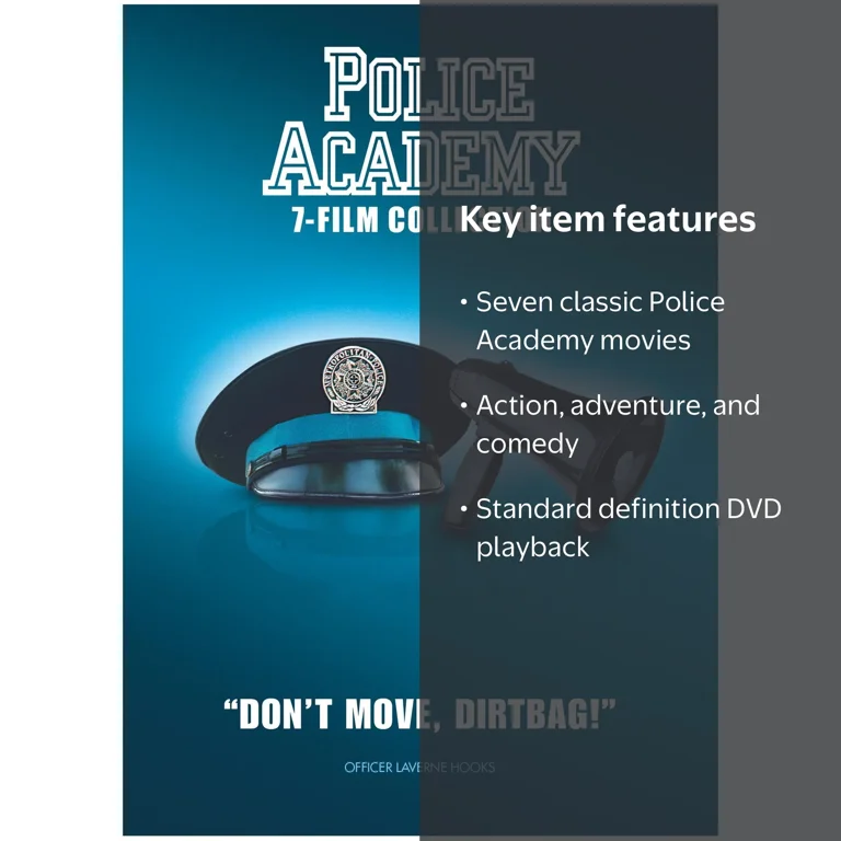 Warner Bros. Police Academy 7-Film Collection DVD - Action