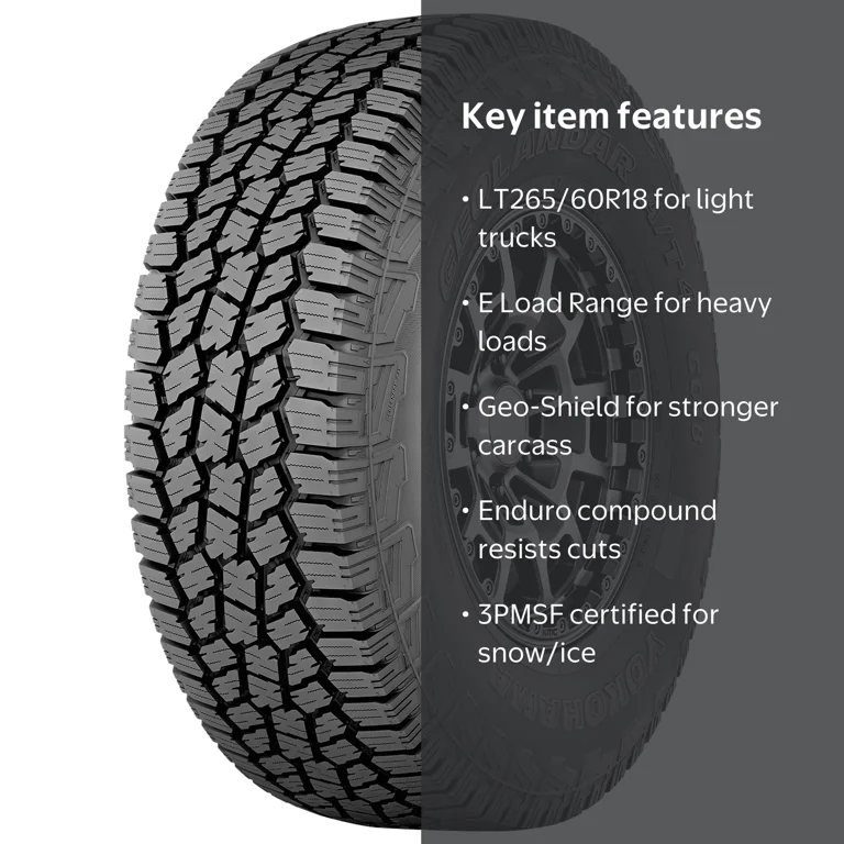 Yokohama Geolandar A/T4 G018 All Terrain LT265/60R18 119/116S E