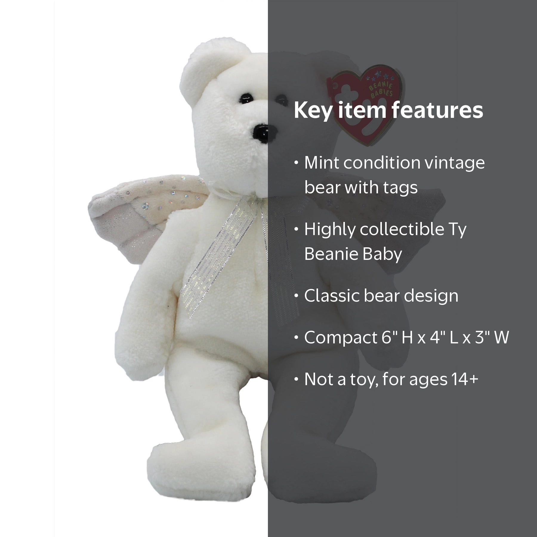 Ty Beanie Baby: Herald the Bear - Perfect Birthday Gift, Stuffed