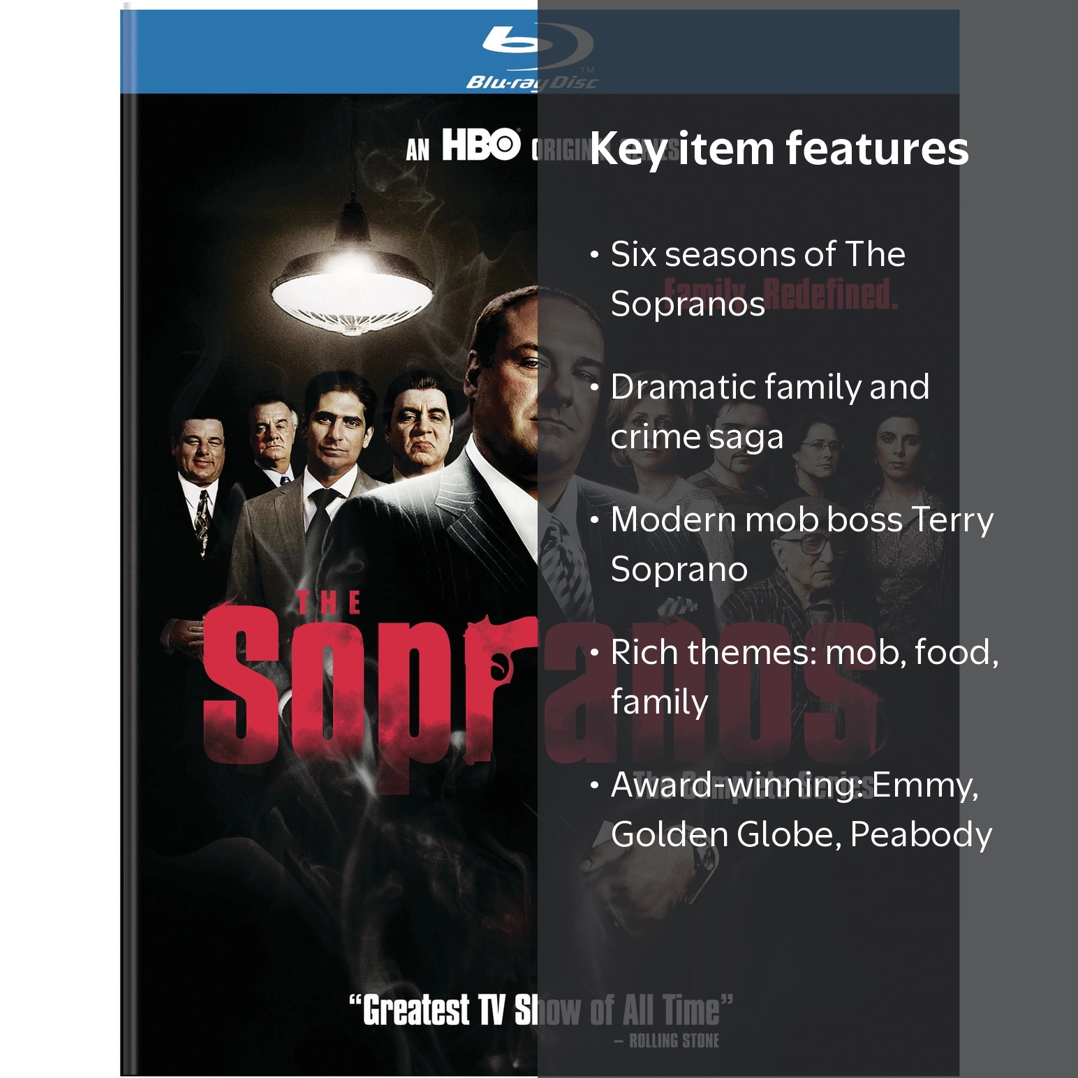 HBO, The Sopranos: The Complete Series, 6 Seasons, DVD - Walmart.com