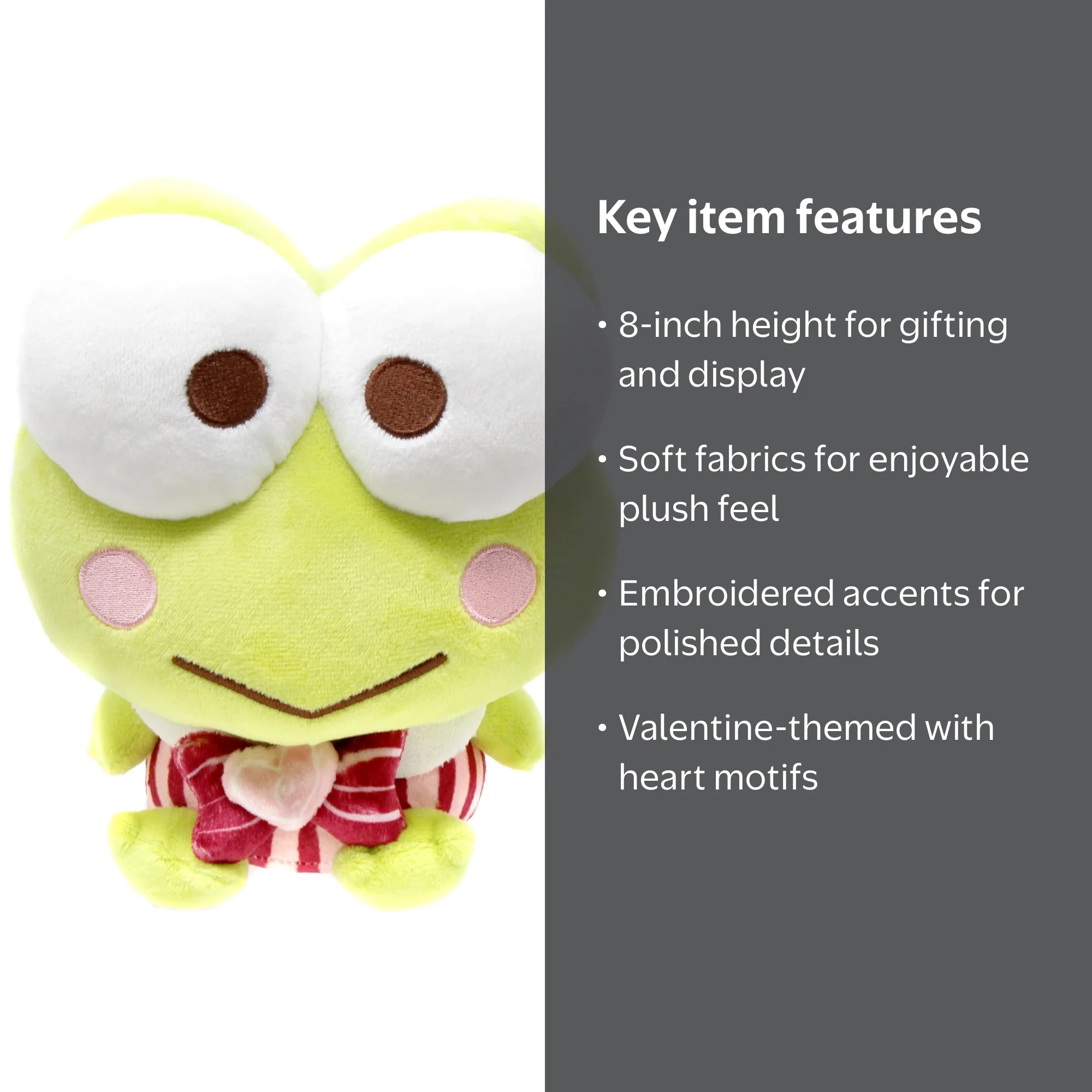 Sanrio 2026 Valentine's Day Keroppi Plush - Walmart.com