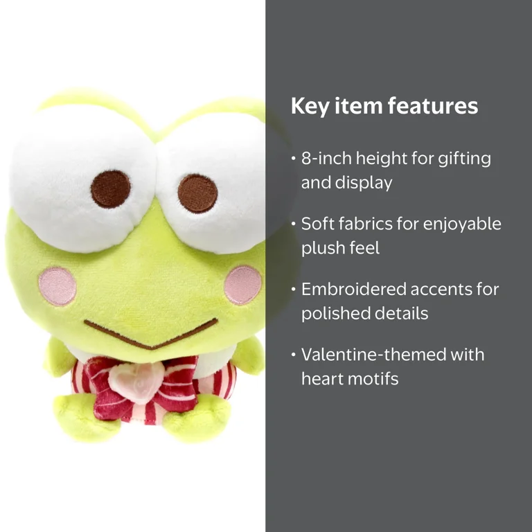 Sanrio 2026 Valentine's Day Keroppi Plush - Walmart.com
