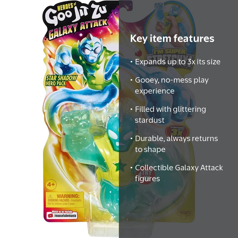 New Heroes of Goo Jit Zu Galaxy Attack Toy - Star Shadow Action