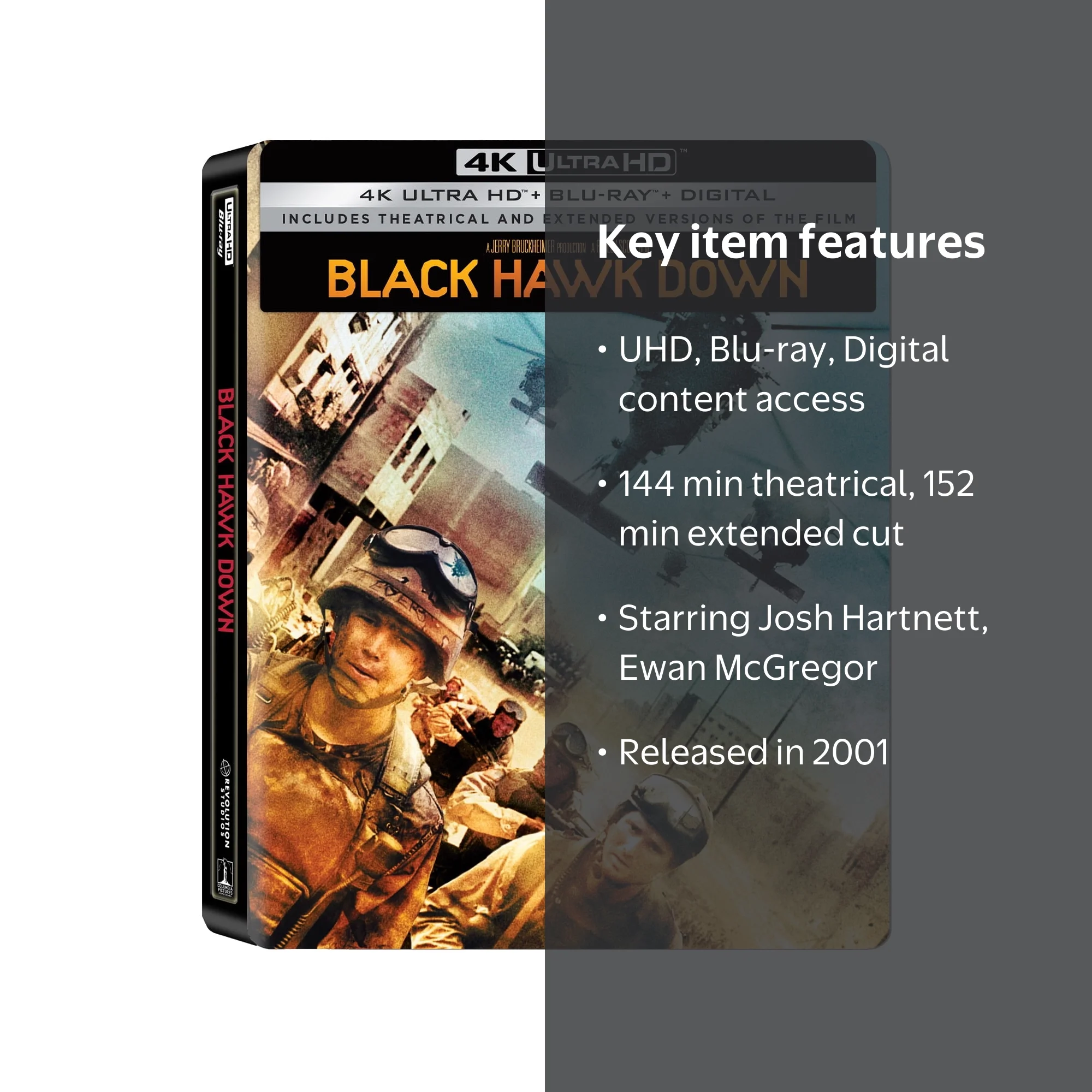 Sony Pictures Black Hawk Down Steelbook Edition (4K Ultra HD + Blu