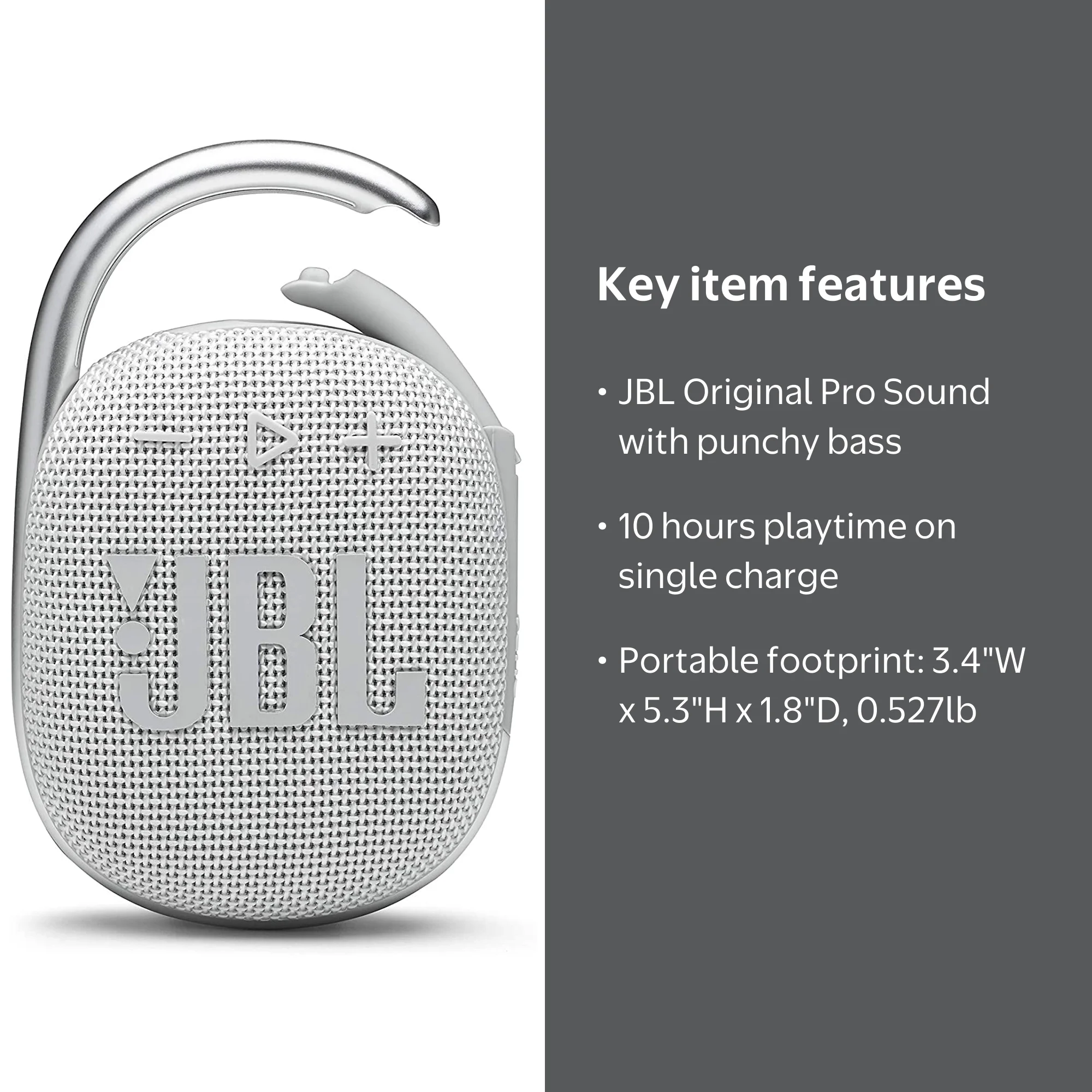 JBL Portable Waterproof Mini Bluetooth Speaker with IP67 Dustproof