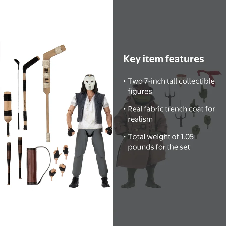 NECA, TMNT Action Figure 2 Pack, 7 Inch, Disguise, with