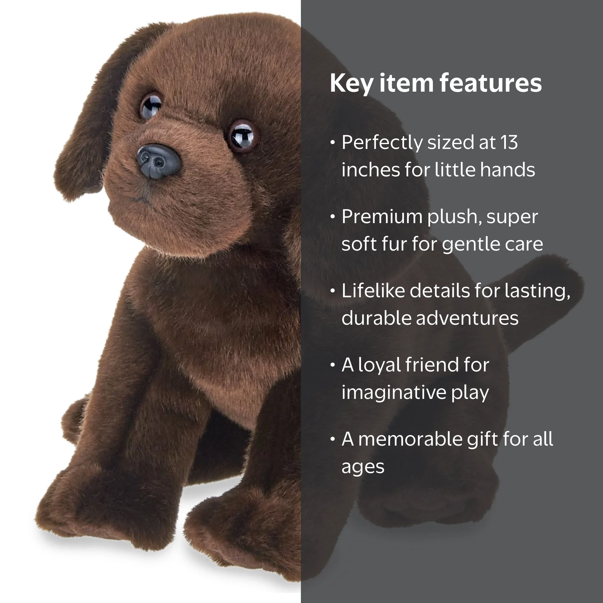 Bearington Brody The Labrador Dog Stuffed Animal - 13