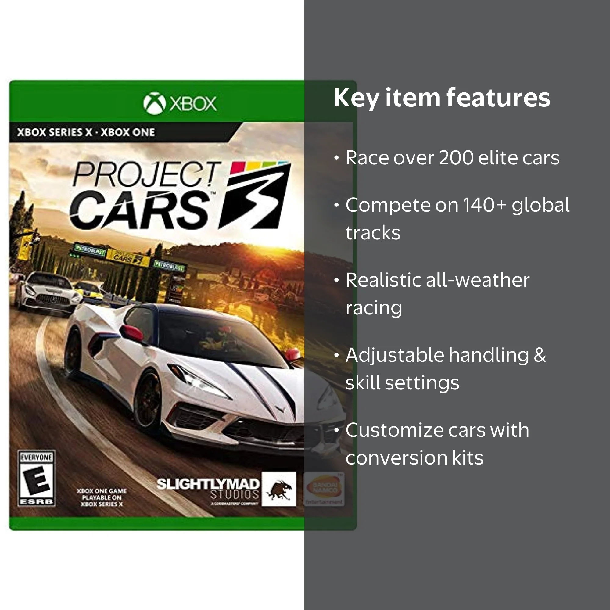 Project Cars 3 - Xbox One - Walmart.com