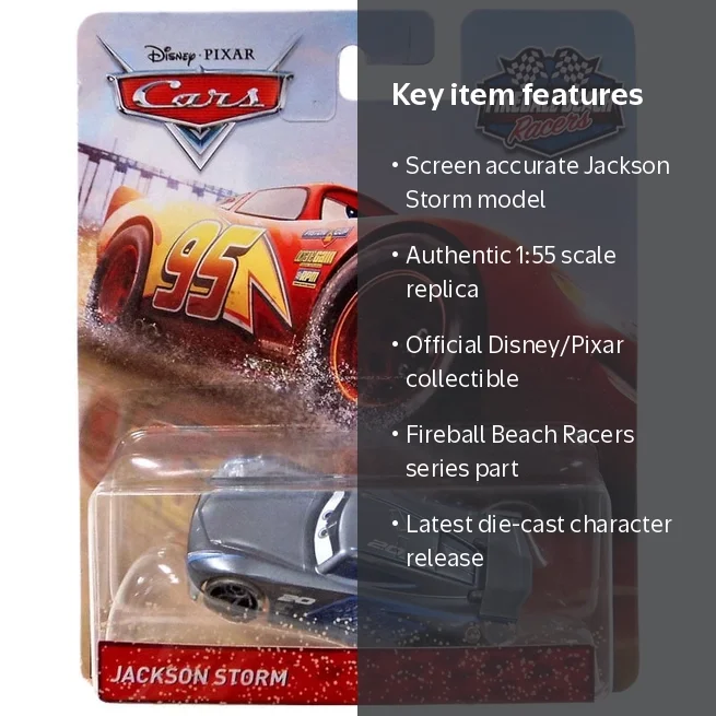 Disney Cars Fireball Beach Racers Jackson Storm Diecast Car