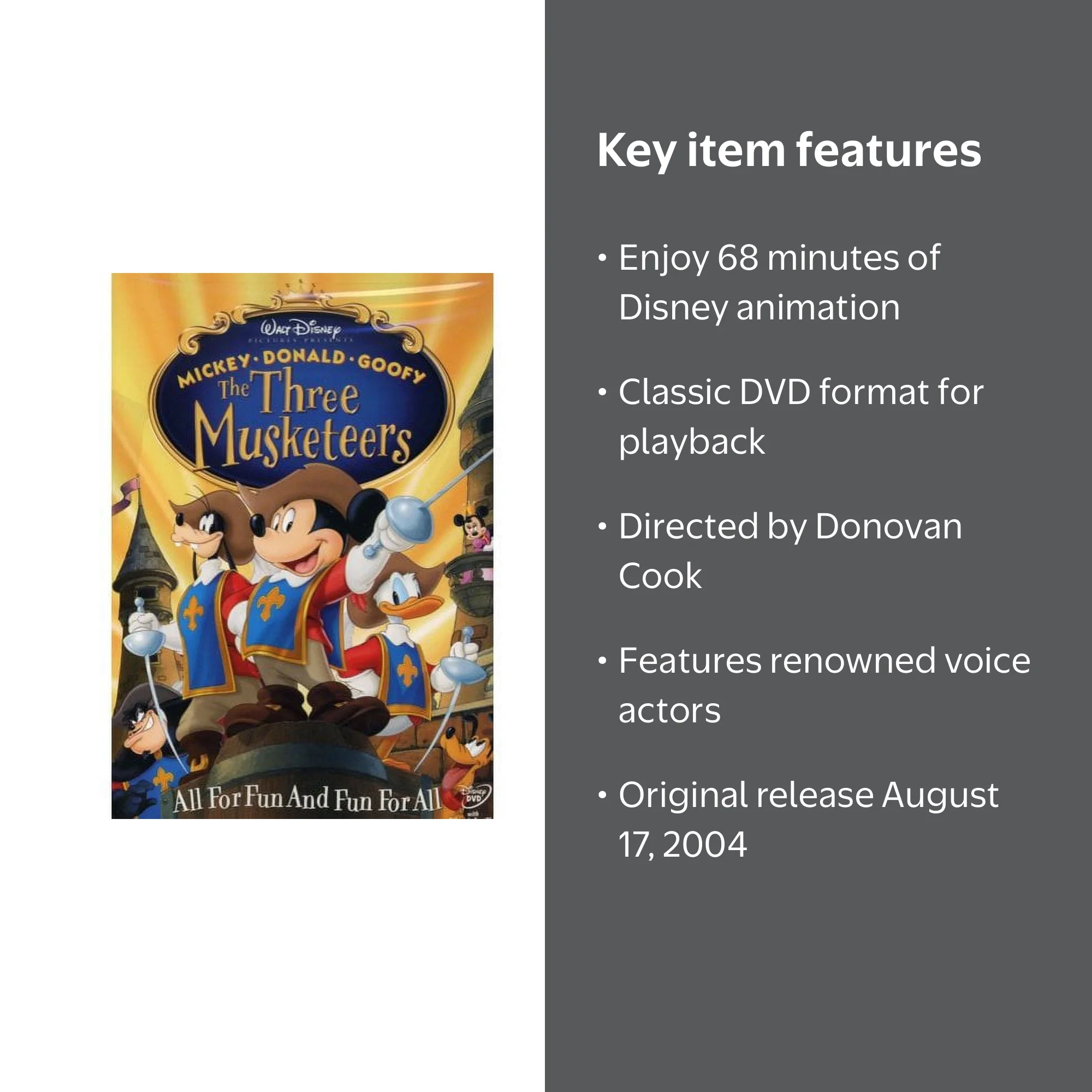 Three Musketeers [2004-animated] - Walmart.com