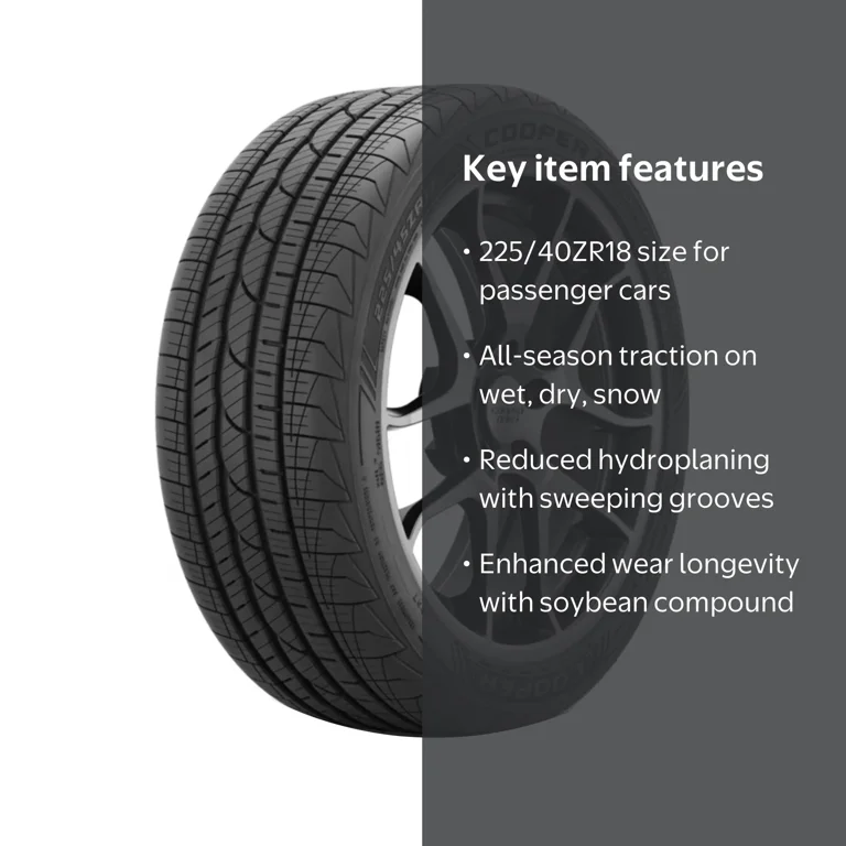 Cooper Cobra Instinct All Season Tire, 225/40ZR18 92Y XL